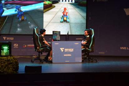 Competició de ‘Mario Kart’ a l’eSports City Fest Andorra.