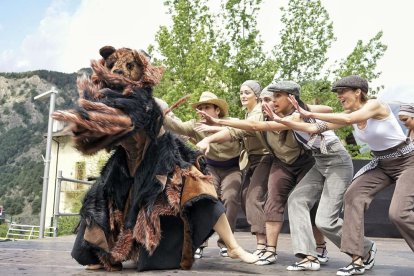 Representació de la coreografia.