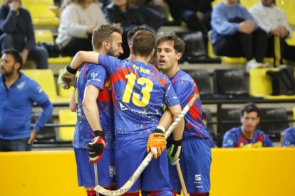 L’Andorra HC en un partit del curs passat.