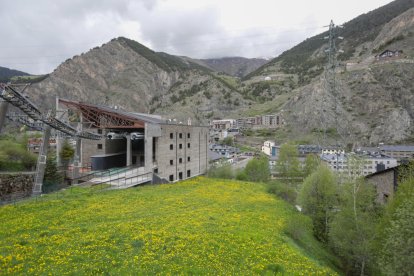 Vista de Canillo des del telecabina.