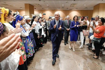 Visita del president de Portugal, Marcelo Rebelo de Sousa, el 2022.