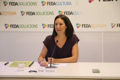 La directora de sostenibilitat i comunicació de FEDA, Nerea Moreno.