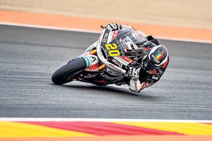 Xavi Cardelús, ahir a Motorland.