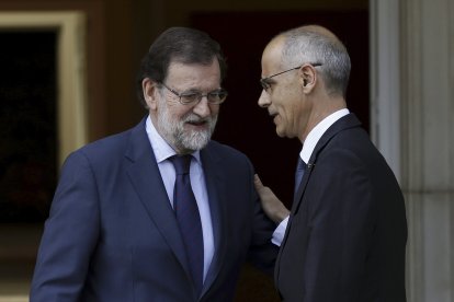 Mariano Rajoy i Toni Martí a la Moncloa.