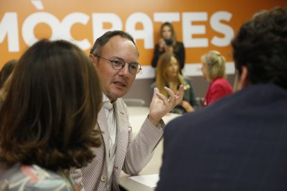 Xavier Espot abans de l’inici de la reunió.