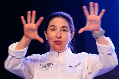 Elena Arzak durant la seva conferència