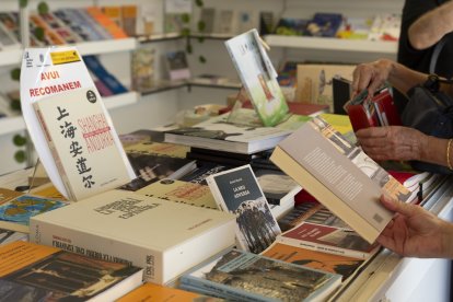 L’estand d’Andorra a la Setmana del Llibre en Català de l’any passat.