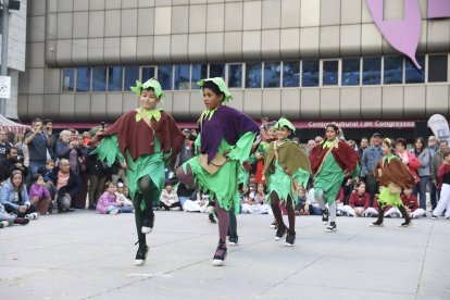 Moment de l’acte inaugural de la Vila Medieval.