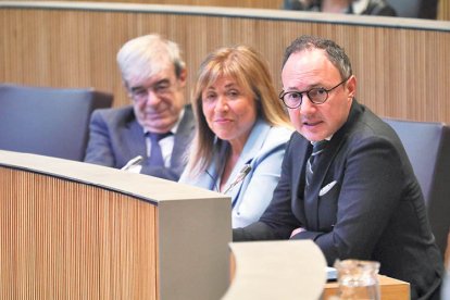 Ladislau Baró, Conxita Marsol i Xavier Espot, al Consell General.