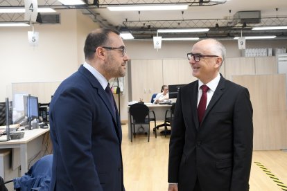 Lladós i Ferreira, a la presentació del balanç de la campanya de l’IRPF.