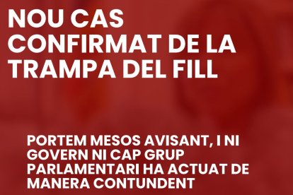 La Coordinadora afirma tenir un nou cas confirmat de la "trampa del fill"