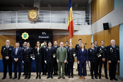 Jurament dels nous agents de la policia