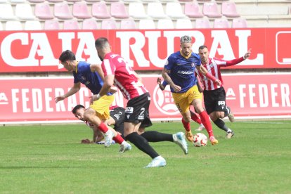 Un instant del partit contra el Zamora