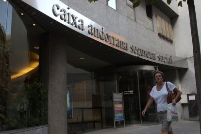 Façana de la Caixa Andorrana de la Seguretat Social.