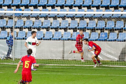 Partit de la seleccio andorrana de futbol sub 21 contra Portugal