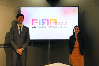 González i Losada, ahir en la presentació de la Fira.