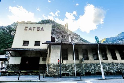 L’antiga fàbrica de tabac de Catsa.