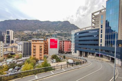 La seu de la policia a Escaldes-Engordany, ahir.