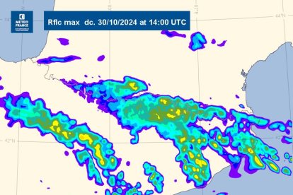 Precipitacions durant la tarda al conjunt del Principat