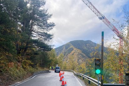 Treballs a la carretera de Beixalís