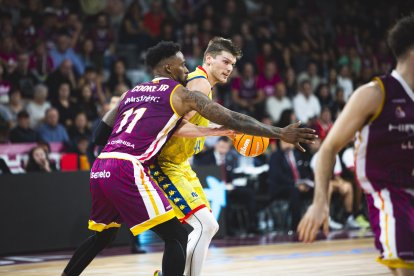 Ben Lammers, al duel contra el Lleida.