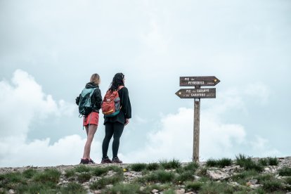 Visitants d'estiu a les muntanyes d'Ordino Arcalís