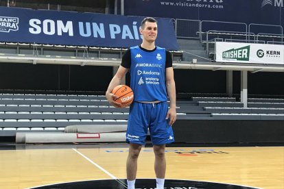 Nikola Radicevic ja ha entrenat aquest dimecres sota les ordres de Natxo Lezkano