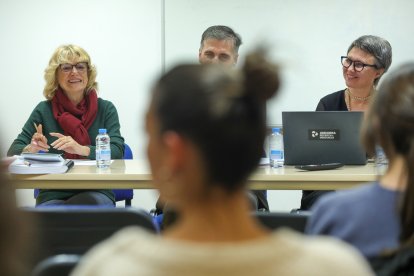 Sanvicén i Trifu a la presentació de l’estudi.