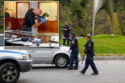 La policia va activar un gran dispositiu mentre es buscaven proves.