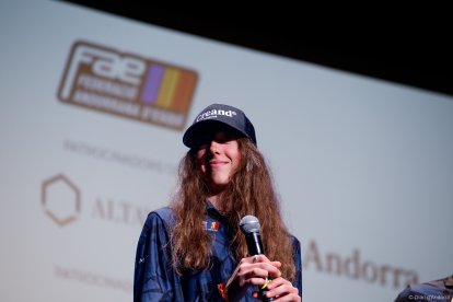 Carla Mijares, a la presentació de la temporada de la FAE.