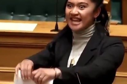 Haka maori al Parlament de Nova Zelanda