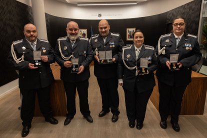 Cinc Agents de circulació premiats