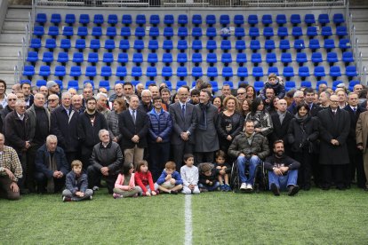 La trobada per la inauguració de l’Estadi Nacional el 2014.