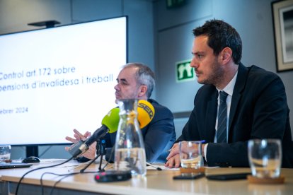 El director i el president de la CASS, Josep Escoriza i Marc Galabert.