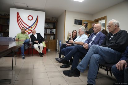 Un instant de la darrera assemblea general del COA, amb el nomenament d’Espot Miró.