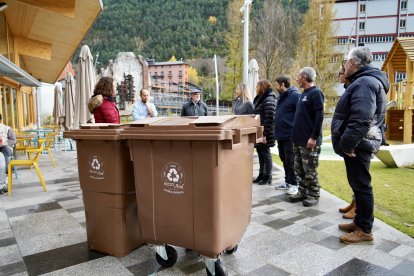 Els nous contenidors de matèria orgànica.