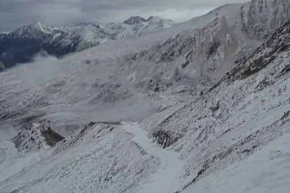 La nevada a les pistes del Pas de la Casa