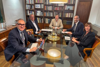 Reunió del ministre Jordi Torres amb Jaume Bauzá