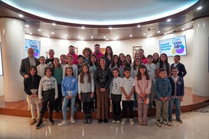 Imatge de grup del consell d'infants d'Encamp