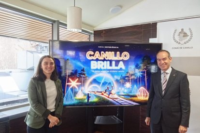 Alcobé i Torres, ahir en la presentació de Canillo Brilla.