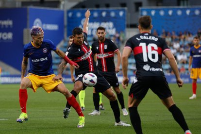 Nieto en un partit del FCA contra el Cartagena