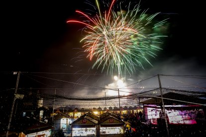 Espectacle de focs artificials a Andorra la Vella