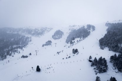 Neu al sector de Grau Roig.