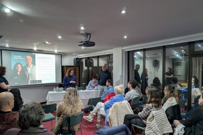 Un moment de l'Assemblea d'Acció