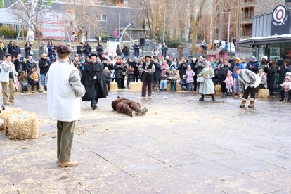 Un moment de la representació de ‘L’última ossa d’Ordino’.