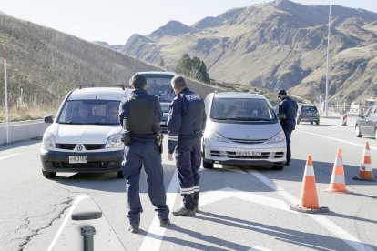 Un registre a França prop de la frontera amb Andorra.