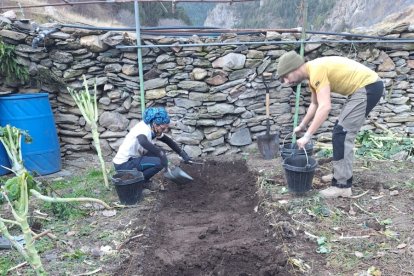 Els treballas arqueològics es van iniciar ahir.