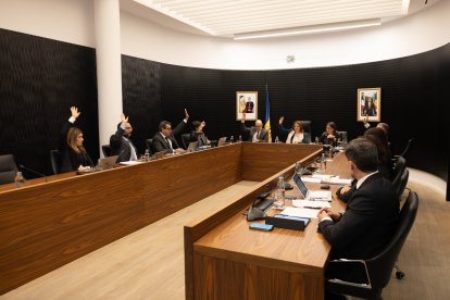 La sessió de consell de comú d'Escaldes-Engordany que ha tingut lloc aquest dilluns