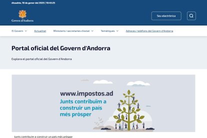 El portal de Govern.ad