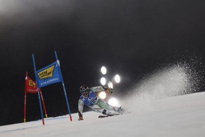 Verdú, durant la primera mànega a Schladming